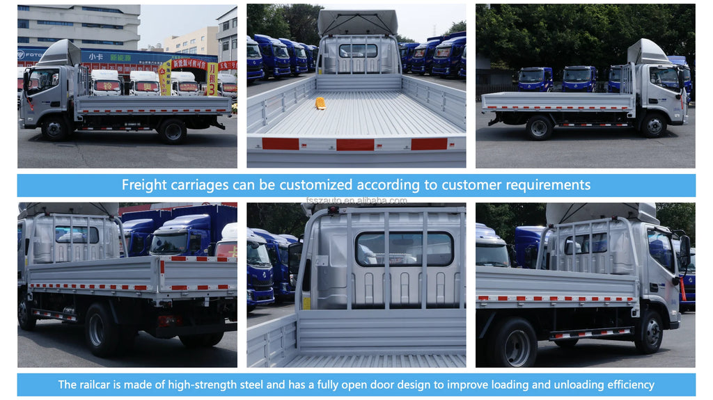 Electric Truck 5 Tons Freight Truck Customize Flatbed Truck CATL 100.46kWh Battery Electric Vehicles for Sale
