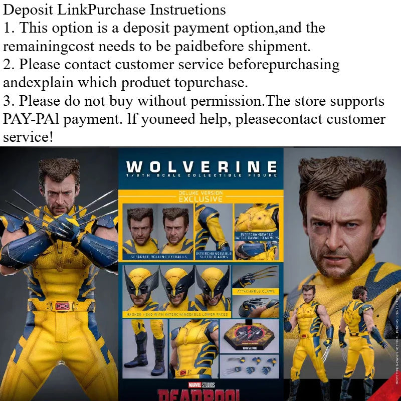 【In Stock】HOTTOYS HT 1/6 MMS754/753 Deadpool and Wolverine Wolverine Hugh Jackman Mobile Soldier Set Doll Stuff