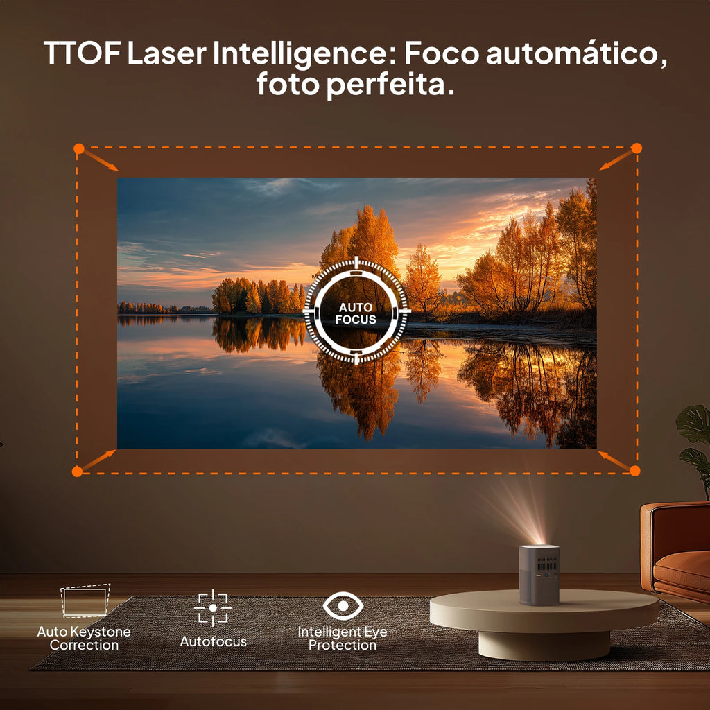 Vevshao V30 3D 4K Mini Projector Cinema Smart Android WiFi Portable 1080P Home Theater Video LED DLP Projector with Battery