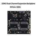 SXM2 for NVIDIA V100 GPU Adapter Board Card NVLink 300G 4-Port 4‑Way / Dual-Card Dual-Channel Pass-Through Expansion Backplane