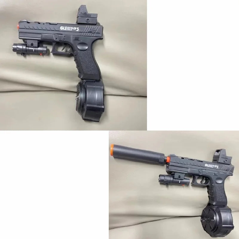 G17 Automatic Shooting Airsoft Pistol Toy Gun Hydrogel Electric Paintball Gun for Adults Boys Outdoor Cs Shooting Game hoot
