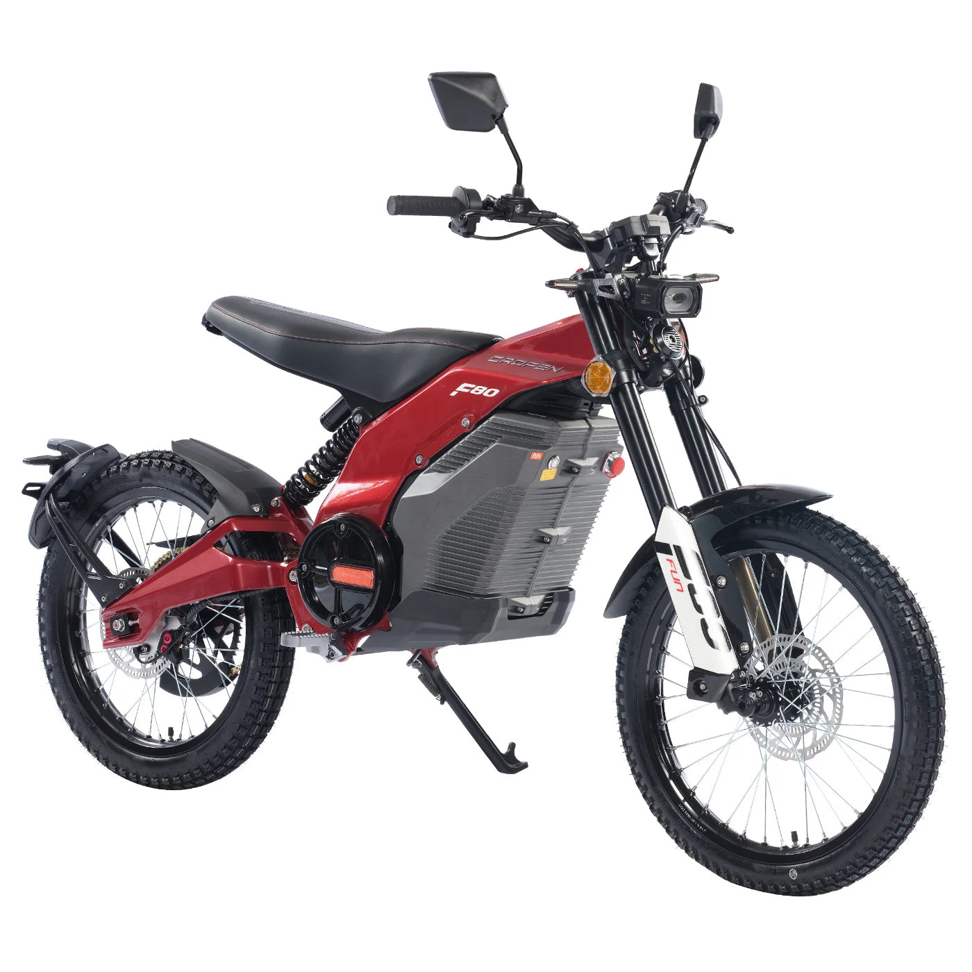 STLF Competition Standard CAOFEN Dirt Bike F8 72V 30-60Ah 12000W 85KM Mid Drive Off-road Road Legal Electric Dirt Motorcycle