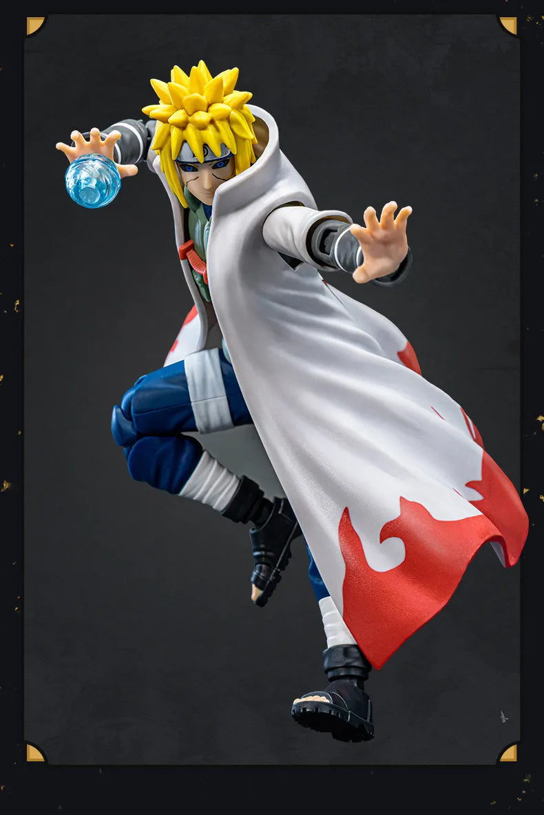 Blokees Naruto Action Figures Naruto Uzumaki Kurama Sasuke Uchiha Minato Namikaze Assembly Model Champion Class Anime Toys Gift