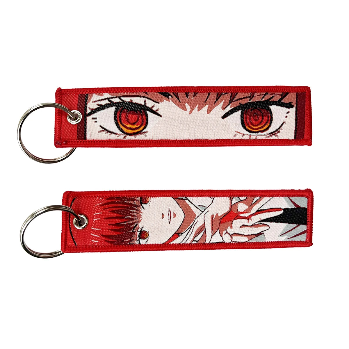 Anime embroidery Key Jet Tag Key chain Cartoon Keychains Key Ring Holder Pendant Gift Wholesale keychain accessories Key