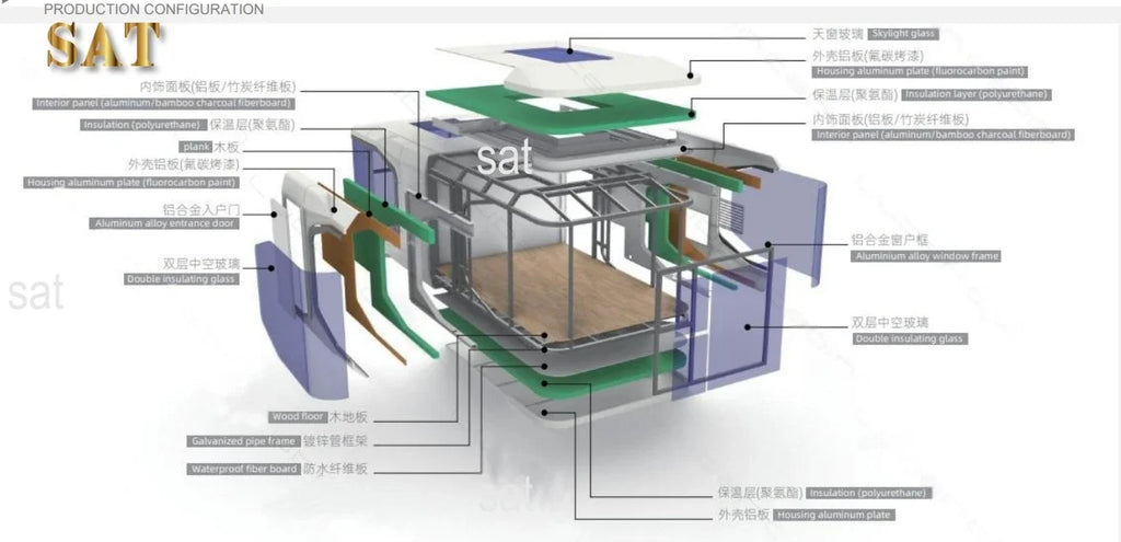 A for Space Capsule Homestay Mobile Room Custom Creative Hotel Micro Residence Villa Scenic Area Apple Capsule House