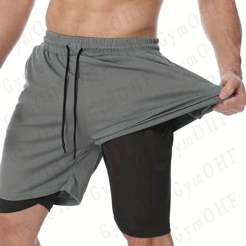 Anime Baki Sport Suits Runing Compression Shirt Shorts Sets Gym Fitness Jogging Training Rashguard Sportwear 2 in 1 Mens