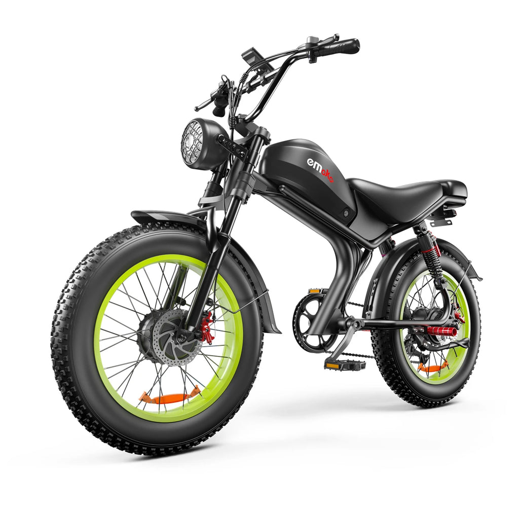 emoko C93 E-Bike 2000W Dual Motor 48V23Ah Battery Mountain off-road Fat Tire Electric Bike Dual Hydraulic Brake Electric Bicycle