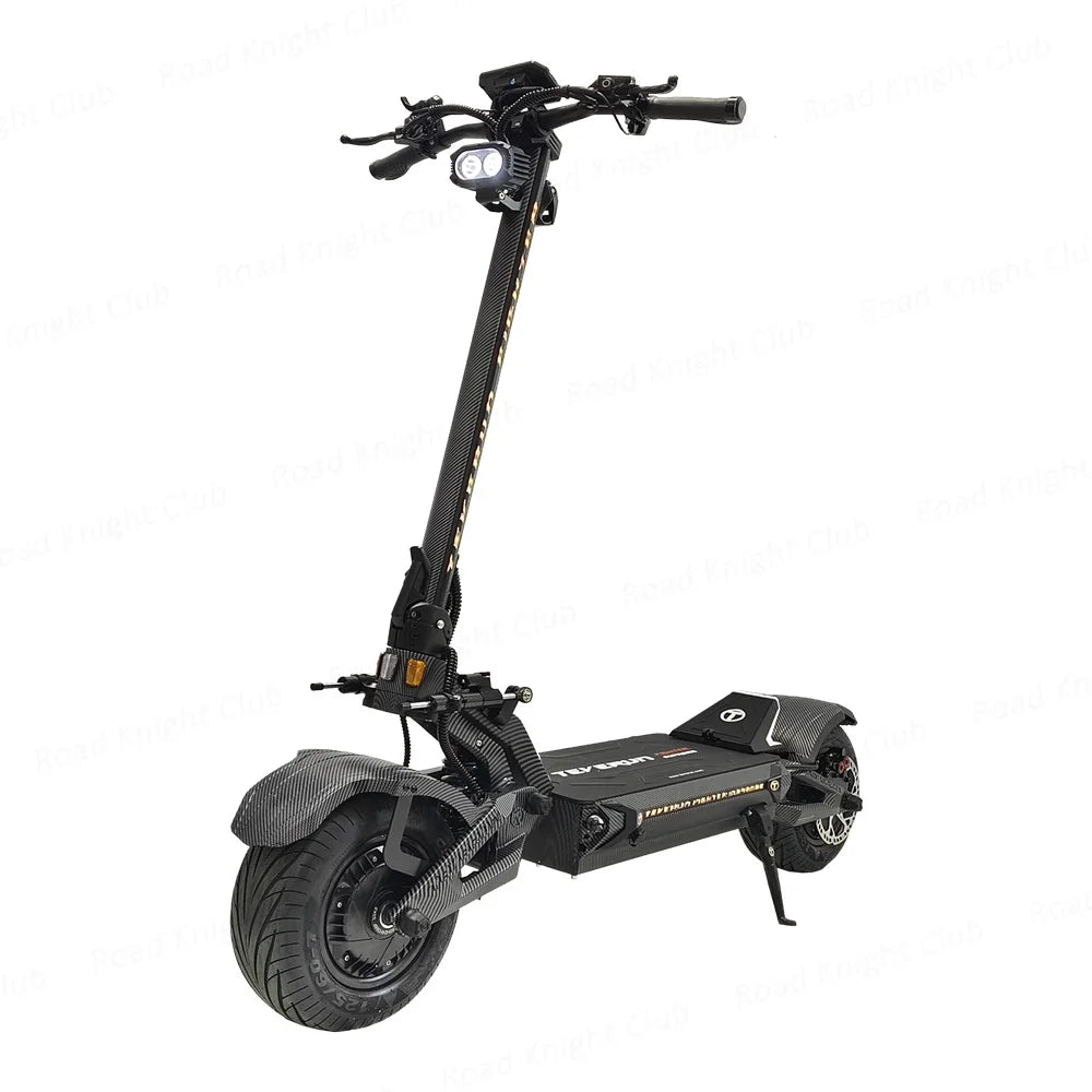TEVERUN Fighter Supreme+ 7260R V4 2500W*2 Dual Motor 72V 60Ah Battery 4inch Display 4Pistons Brake 13inch Tire Scooter