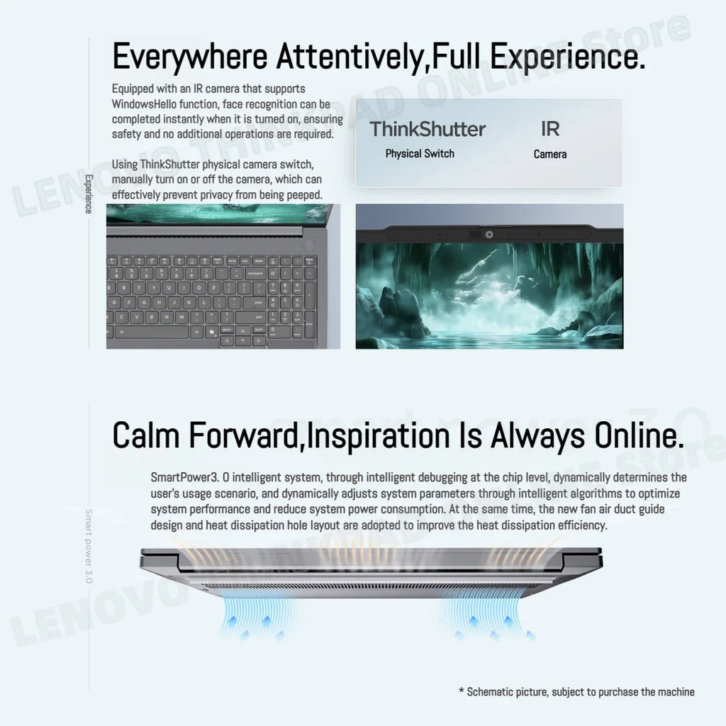 Lenovo ThinkBook 16+ Laptop U5 225H/U7 255H/U9 285H 32G+1TB 16'' 3.2K 165Hz