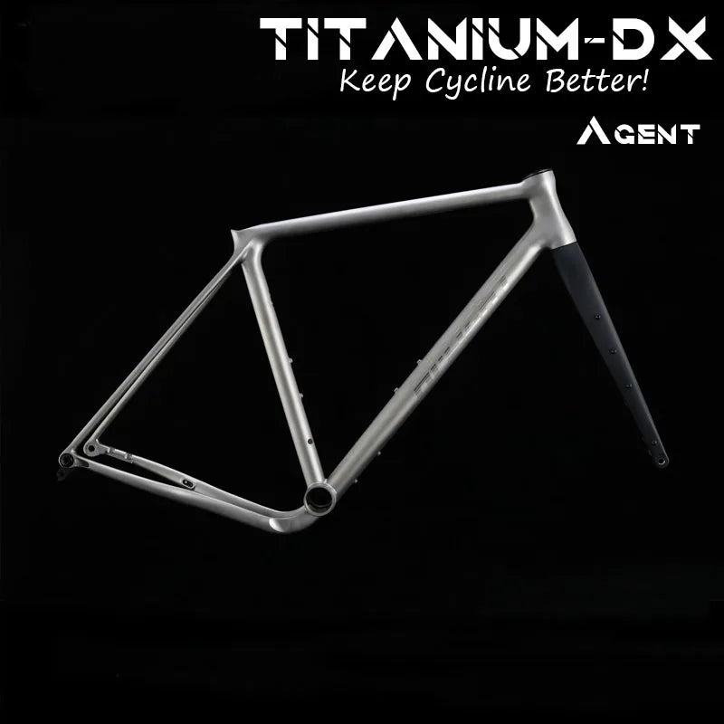 Titanium-DX 3d Printed Gravel roading bike frame XL