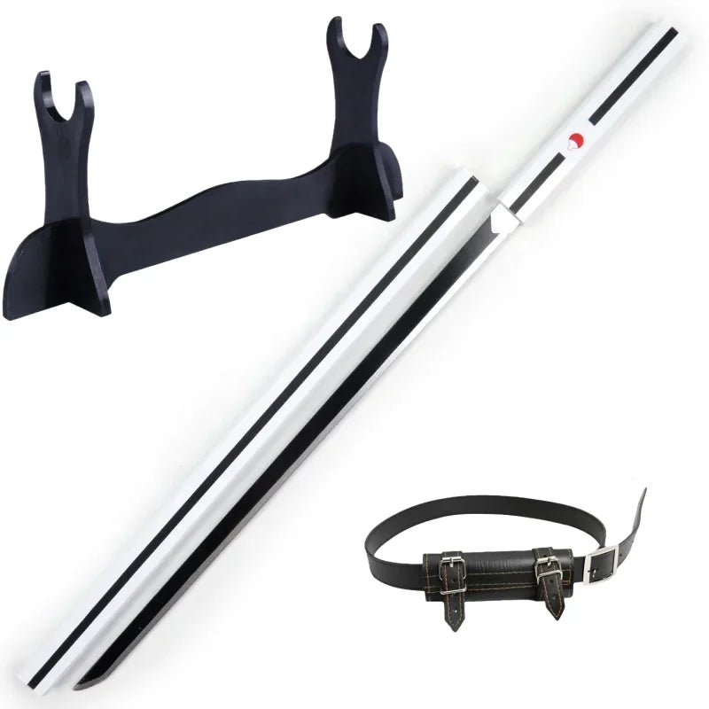 40inch Uchiha Sasuke Katana Wood Kusanagi Sword Anime Cosplay Ninja Knife Real Size Japanese Katana Original Samurai Sabre Gift