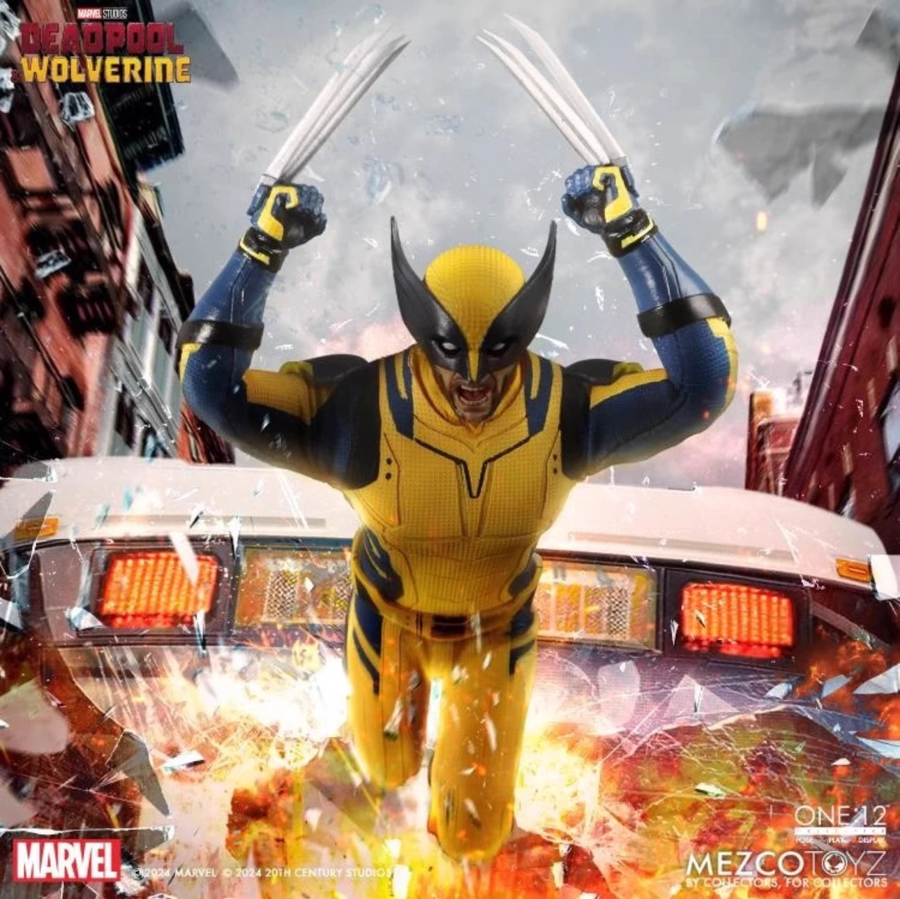 In Stock Mezco One:12 Deadpool and Wolverine Movie Version 6-inch Movable Doll Handicraft