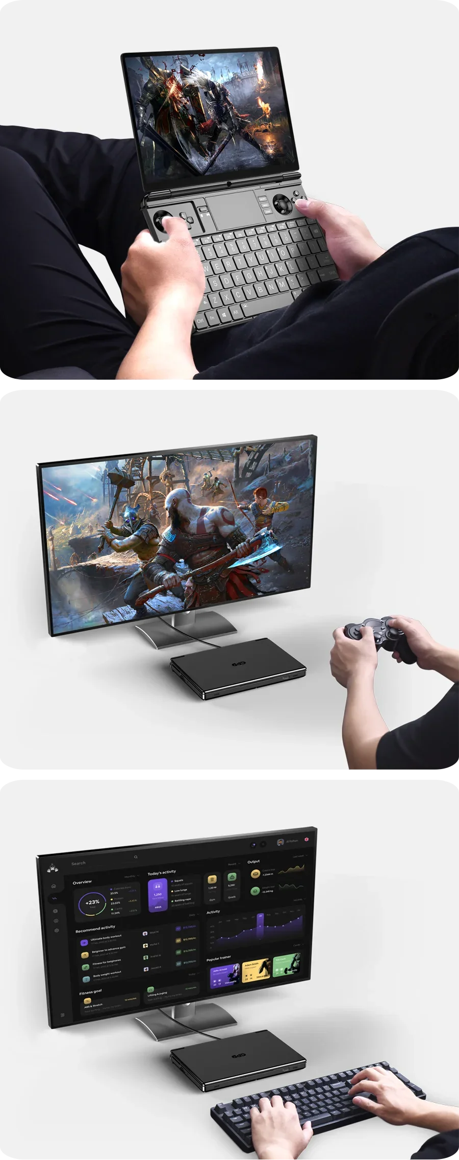 2025 AMD 8840U AI9 HX370 Processor Gaming Laptop - Max 2 32GB RAM 1TB/2TB SSD LPDDR5 Mini PC Notebook - Hot WIN 2