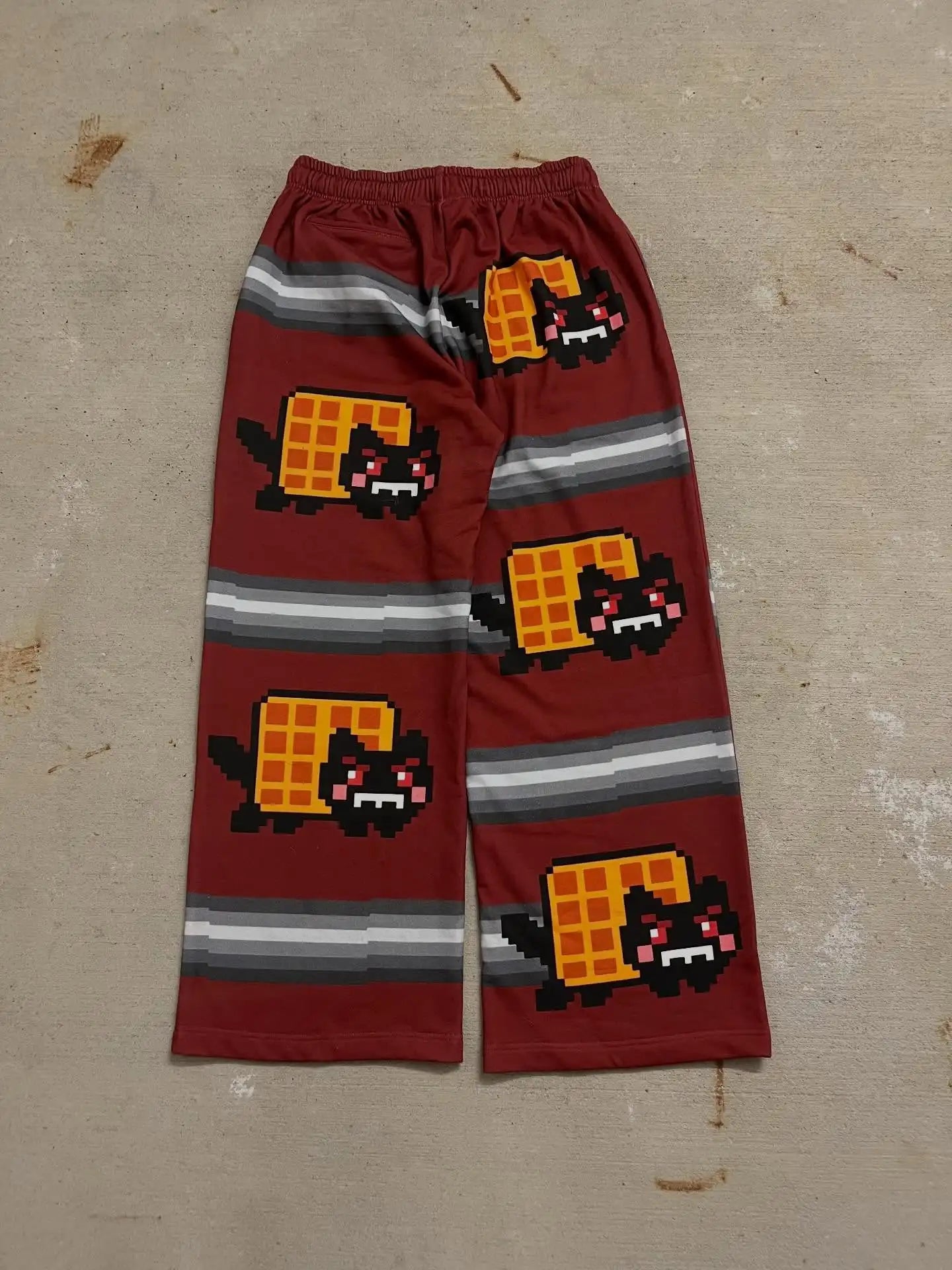Jojo Bizarre Adventure Y2k Pants Baggy Men Elastic Waist Streetwear Hip Hop Vintage Sweatpants Casual Pants Men Clothing