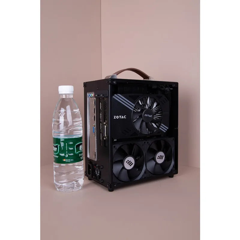 Custom Mini ITX PC with i5-14400F, RTX 5060, 1TB SSD – Compact Gaming Computer for Desk, Dorm or LAN PartyGoods in stock