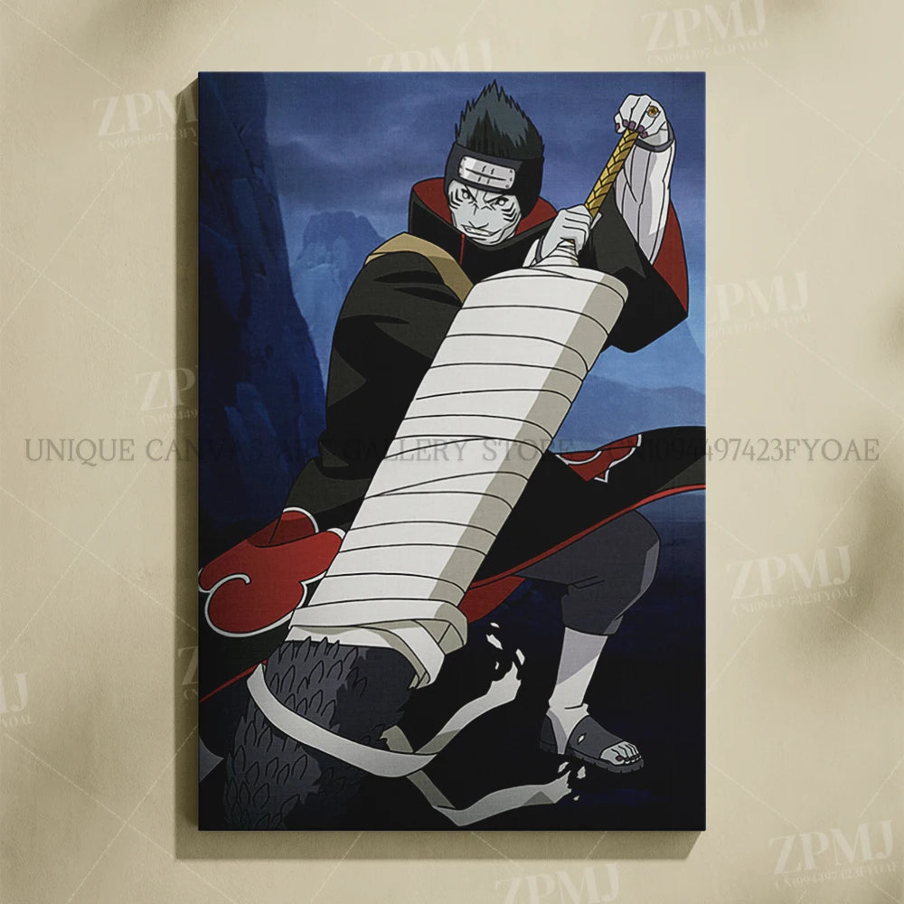 Uzumaki Naruto Canvas Paintings Uchiha Itachi Anime Figures Wall Art Home Decor Poster HD Print Picture Living Room No Framework