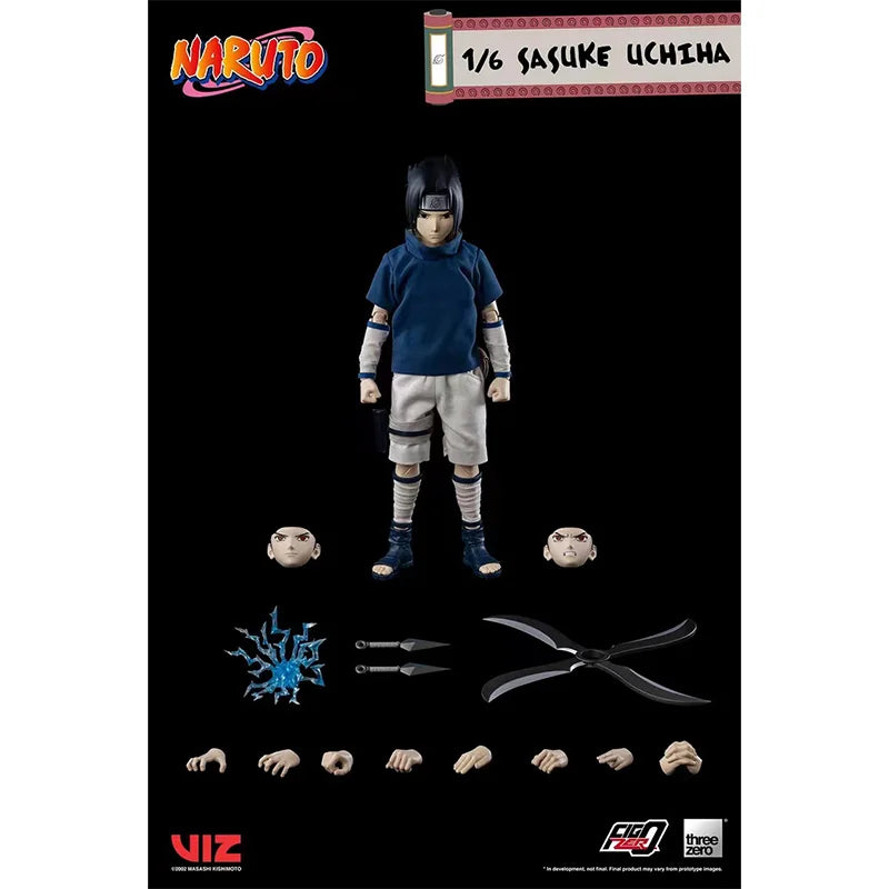 Original Threezero Naruto Sasuke Uchiha 1/6 Figure Model Collection Toy Gift in Stock