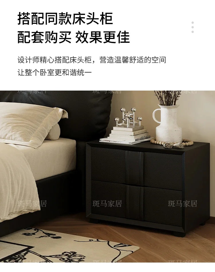 Tall Headboard Double Bed Frame Modern European Style Full Queen Size Bed Frame Bedroom Nightstands Cama De Casal Home Furniture