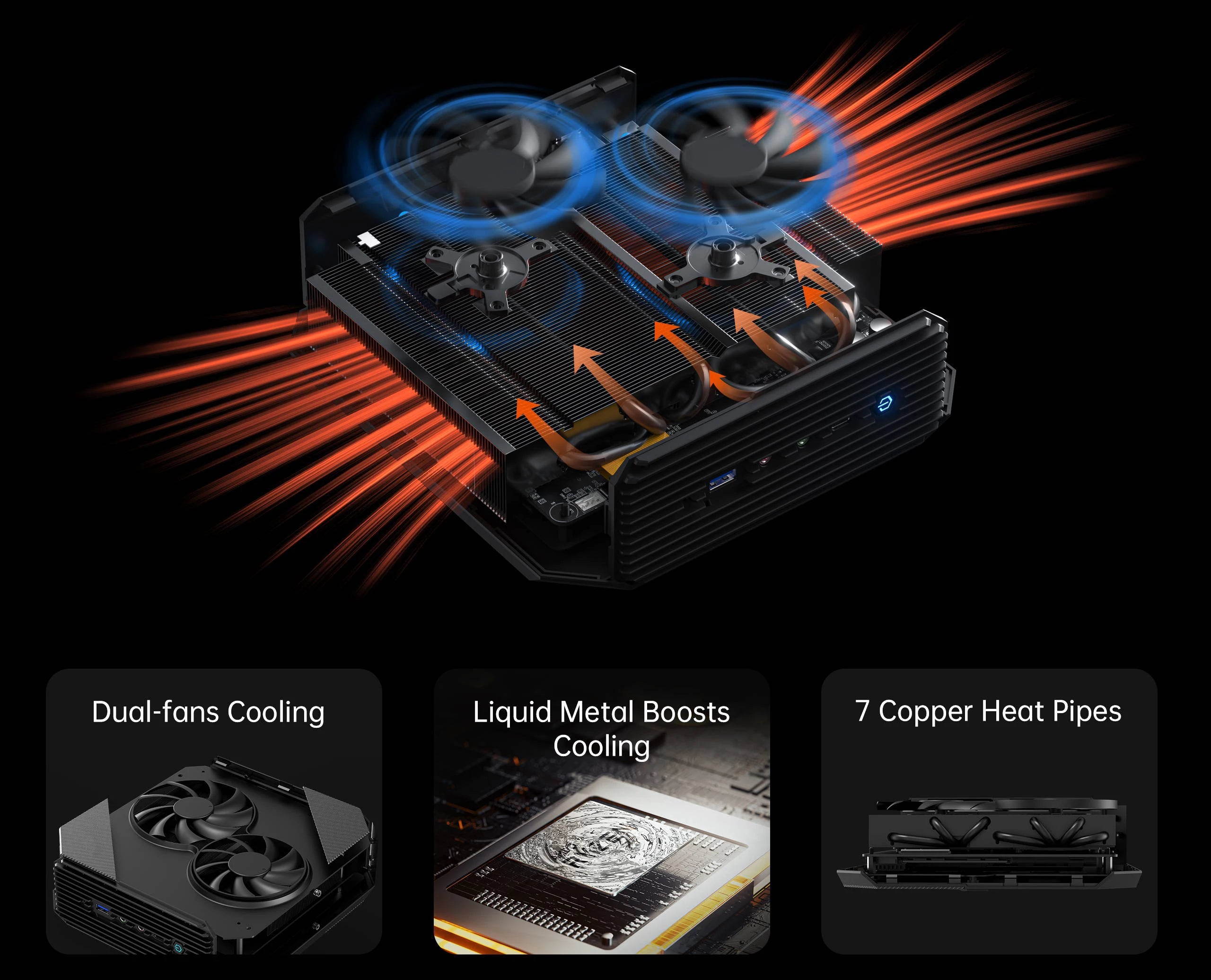 2023 Oushedi HX99G Mini PC Windows 11 AMD Ryzen 9 6900HX AMD Radeon RX 6600M DDR5 32GB 512GB SSD USB4 Desktop Gaming Computer