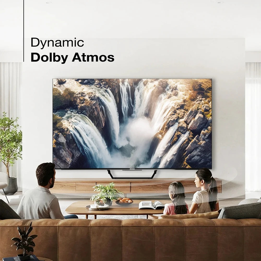 Shenbo 85" 4K UHD Smart TV 144Hz Frameless Android TV WiFi for Gaming Streaming Home Cinema Hotel Television Pro