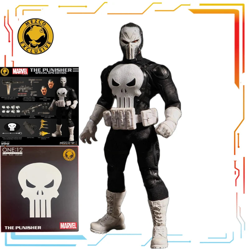Golden Standard Mezco Original 1/12 Finished Product Movable Exquisite Figurine Marvel Anime Toys Model Festival Gift for Boys