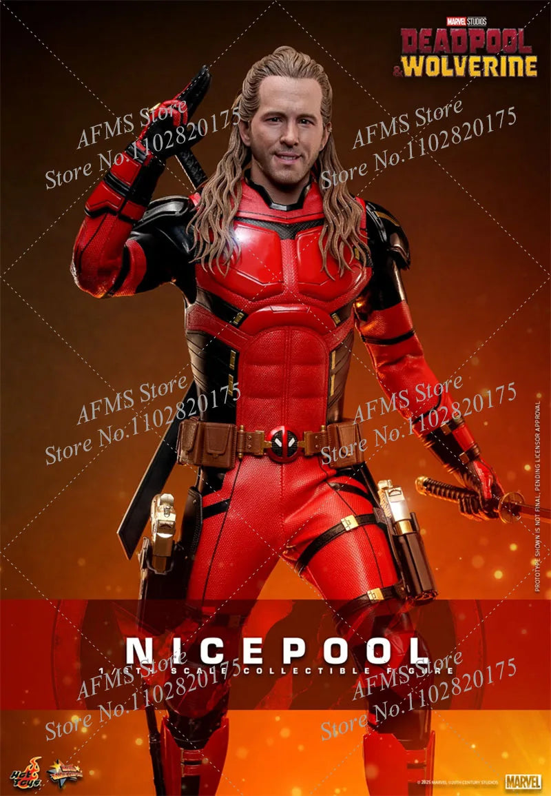 HOTTOYS MMS788 1/6 Scale Collectible Figure Ryan Reynolds Deadpool & Wolverine 12Inch Men Soldier Action Figure Body Toys