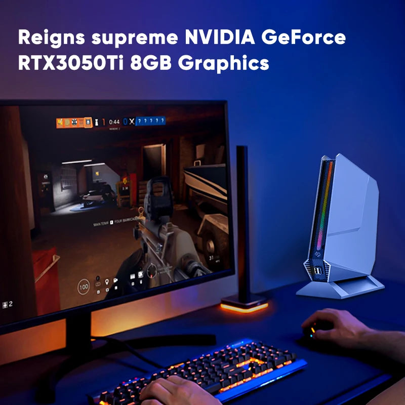 Topton Gaming Mini PC Intel i9 13900H 12900H i7 13700H 12700H Nvidia RTX4060 3050 8G Desktop Gamer Mini Computer Win11 Pro WiFi6