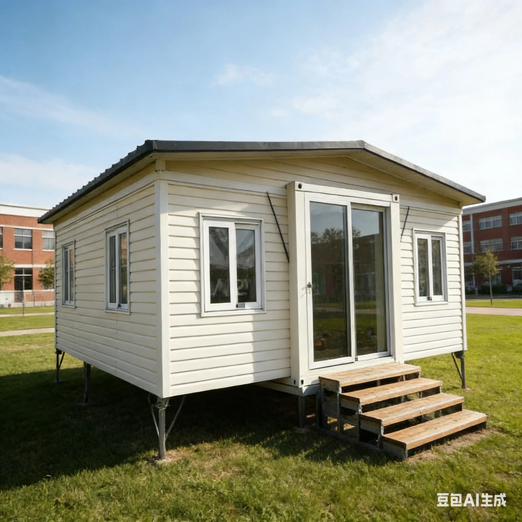 EBO Expandable Container House, Foldable Prefabricated House, Portable Modular House with Bathroom and Kitchen, Multipurpose