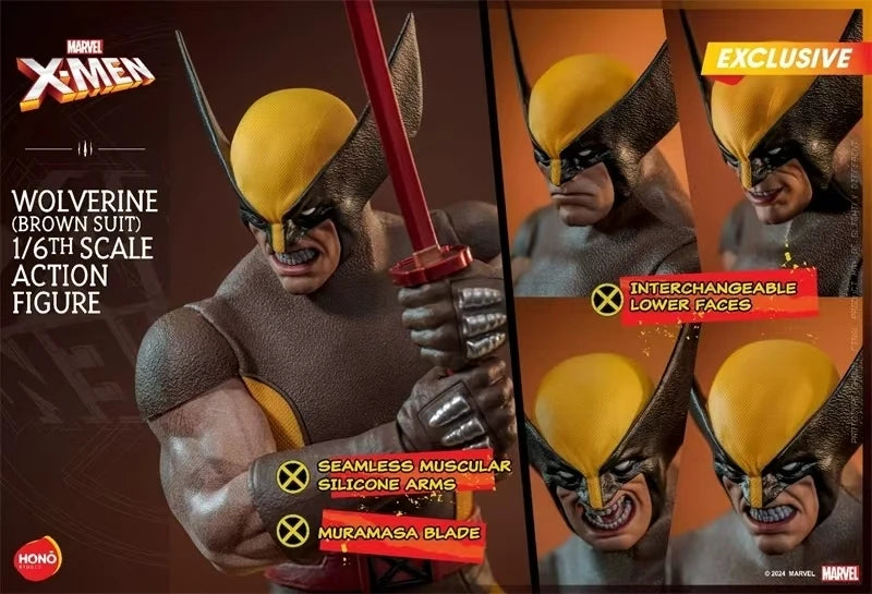 【MT】Hot Toys Marvel HS03 X-Men Wolverine (Brown Clothes) 1:6 Scale Action Figure Collection Toys