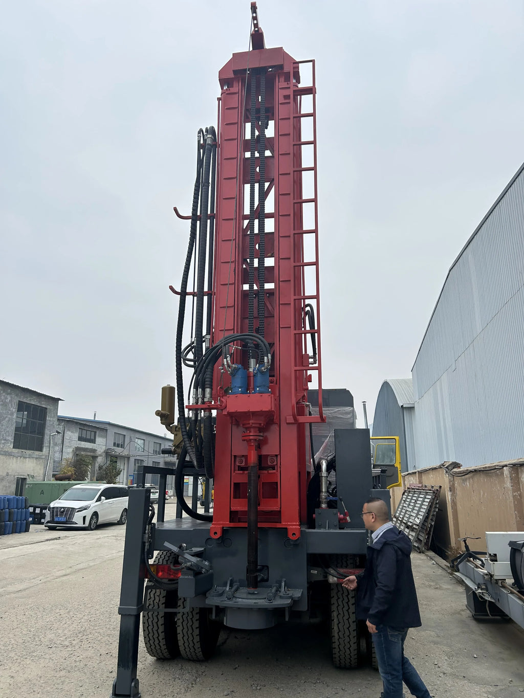 Truck Mounted Reverse Circulation Drilling Rig RC Borehole Drill Machine 400m for Mining Exploration Custom Installation