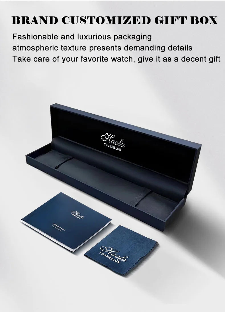 Haofa Flying Tourbillon Mechanical Man Watch 2261 Sapphire Automatic Tourbillon Men Watches Intangible Heritage Enamel Oriental