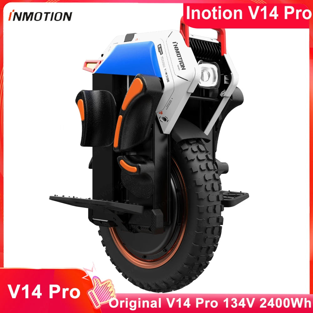 Original Inmotion V14 Pro 134V 2400Wh 50S Battery Top Speed 80KM/H Adjustable 85mm Suspension IPX6 Waterproof for Inmotion EUC