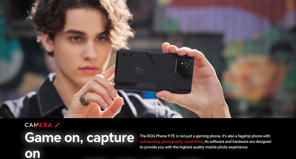 2025 New ASUS ROG Phone 9 FE 5G Gaming Phone Snapdragon 8 Gen 3 6.78" 185Hz E6 AMOLED Display 50MP Sony IMX890 65W HyperCharge