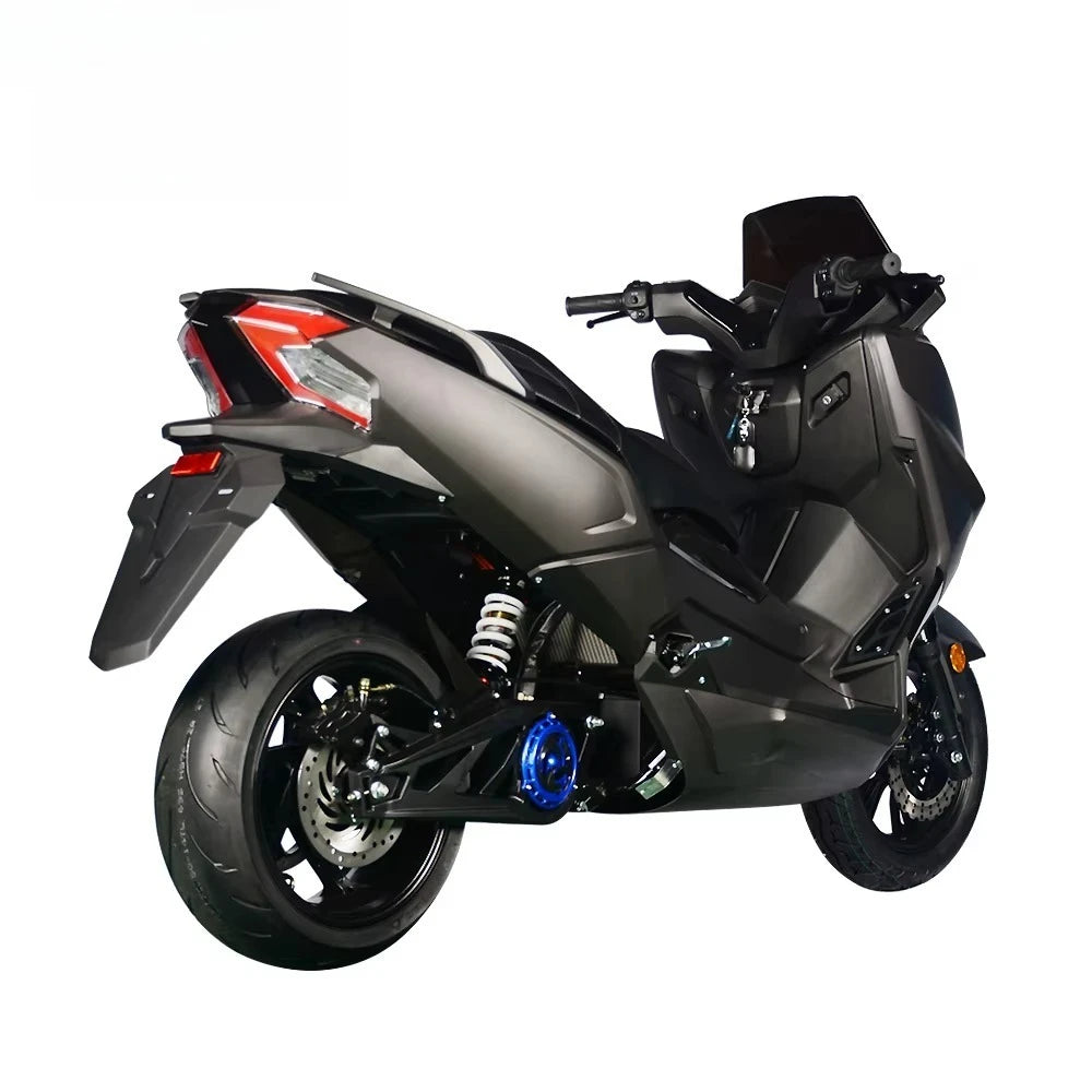 4000W High-Power Electric Motorcycle for Adults, 2-Wheel E-Bike with Disc Brakes