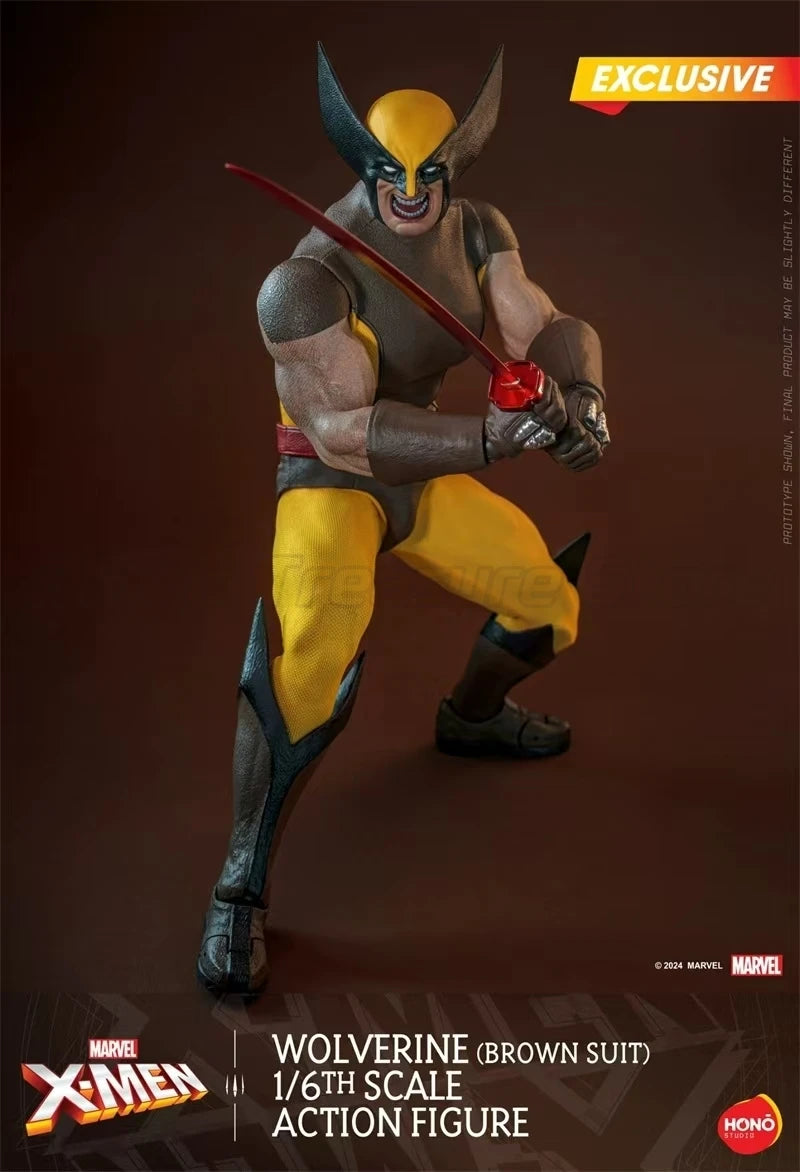 【MT】Hot Toys Marvel HS03 X-Men Wolverine (Brown Clothes) 1:6 Scale Action Figure Collection Toys