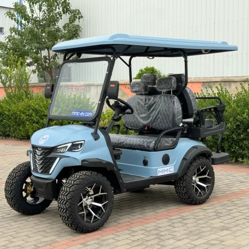 Wholesale Classic Luxury Off-road 2 4 6 8 Seat Custom Adult Street Legal 4×4 Luxury Golf Cart 60V Lithium Ion Battery 4WD