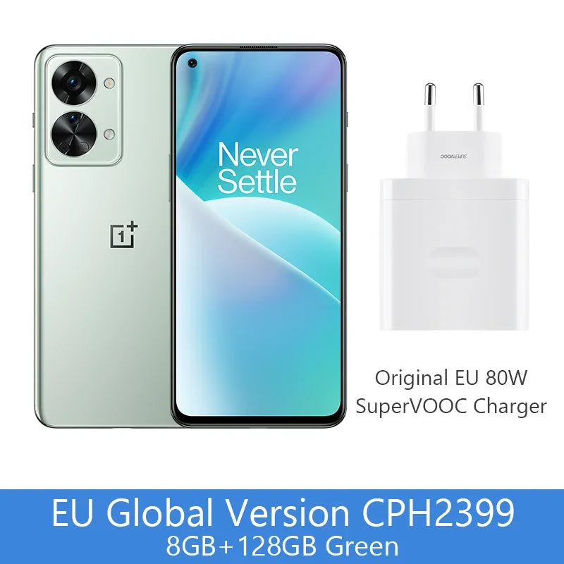 OnePlus Nord 2T Global Version MTK Dimensity 1300 5G 8GB 128GB 80W Fast Charge 90Hz AMOLED