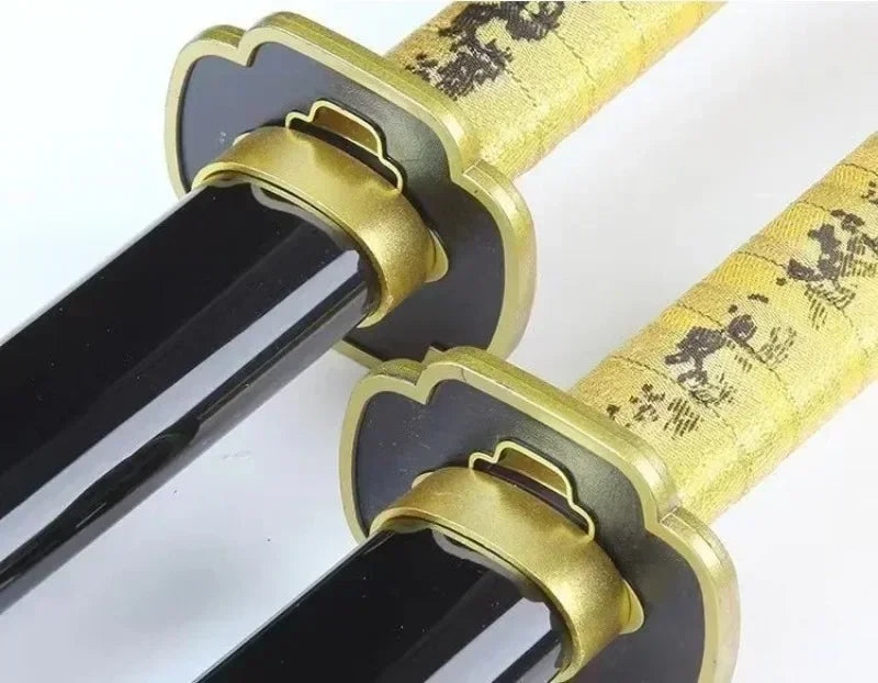 40inch Bamboo Katana Anime Cosplay Costume Prop Large Safe Ninja Knife Blade Real Size Japanese Original Samurai Sword Toy Gift