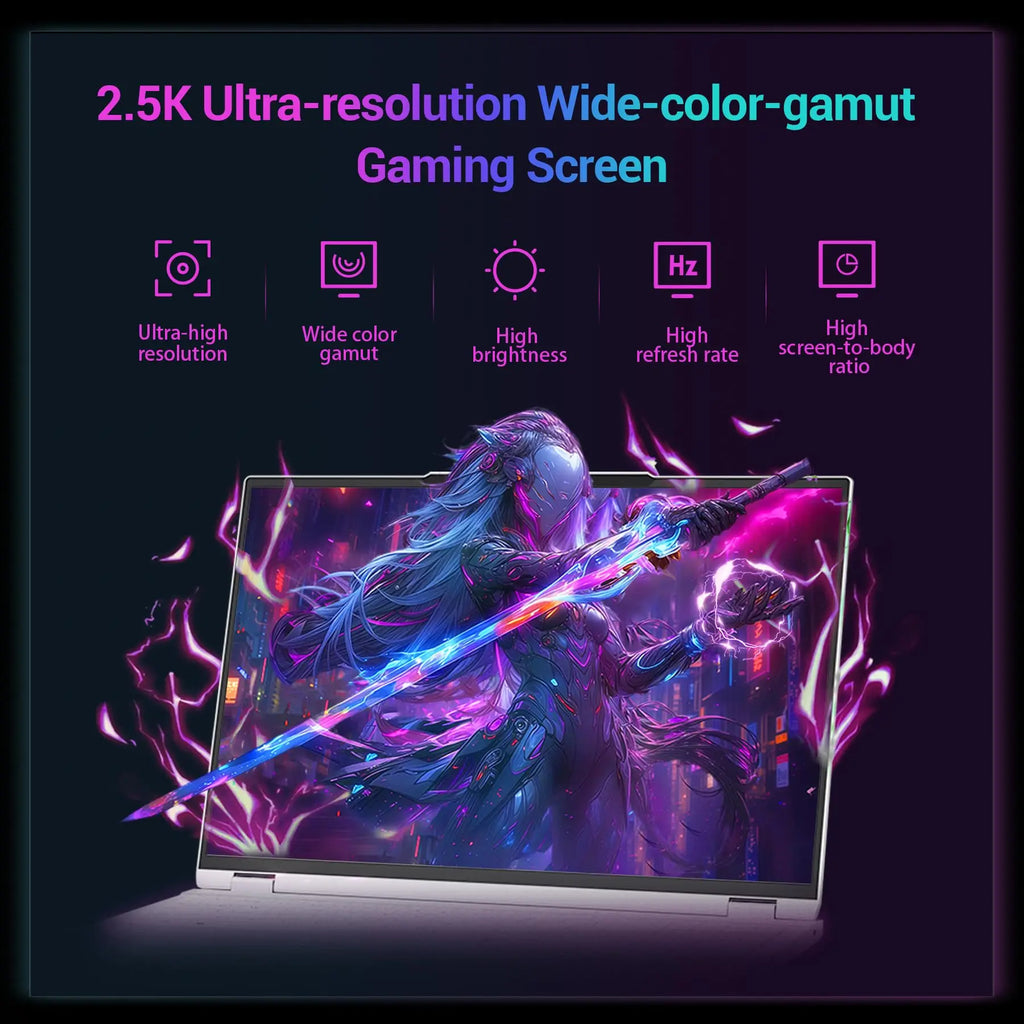 FIREBAT 16Pro Laptop 16Inch RTX 5060 Intel i7 13700HX 5GHz 16C/24T CPU 2.5K 300Hz 16GB DDR5 1TB PCIe4.0 SSD Gamer Gaming Laptop