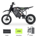 Electric Dirt Bike VIPCOO H3 3500W 48V23AH Electric Motorcycle Fat Tire Nitrogen Suspension E Dirt Bike for Teens and Adults
