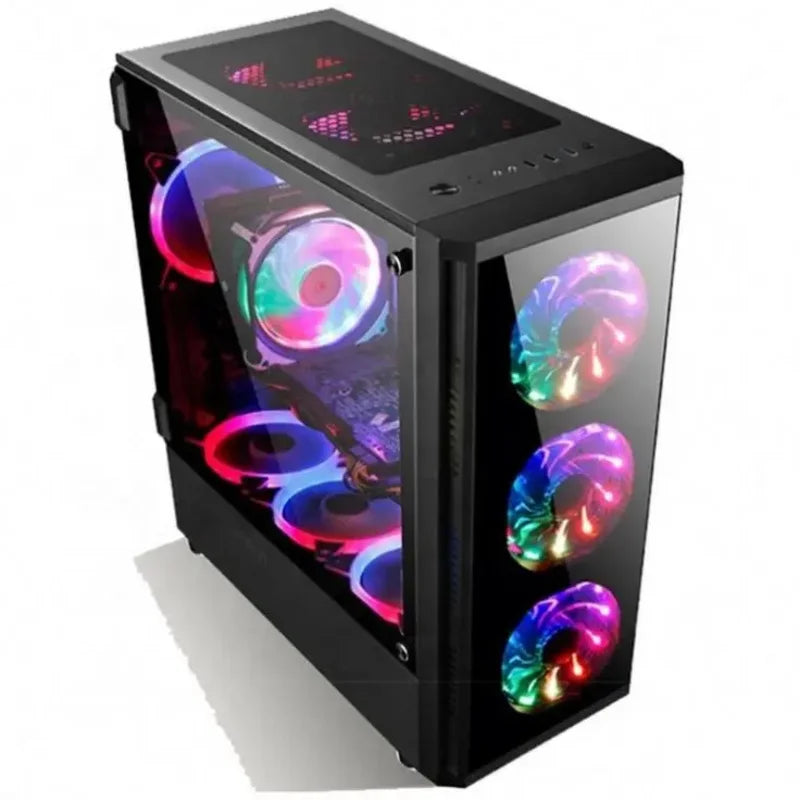 Professional manufacturer system unit Core i7 8700 i5 8400 22 inch  desktop computer 16GB DDR4 HDD SSD GTX 1060 6GB gaming pc