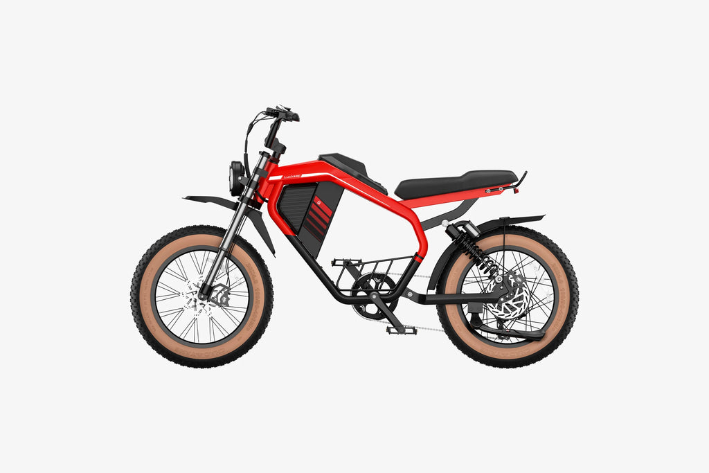 E-Bike 1500W Motor 52V20AH All-terrain Fully Suspended Off-road Motorcycle Electric Bike 20*4.0-inch Fat Tire  Electric Bicycle