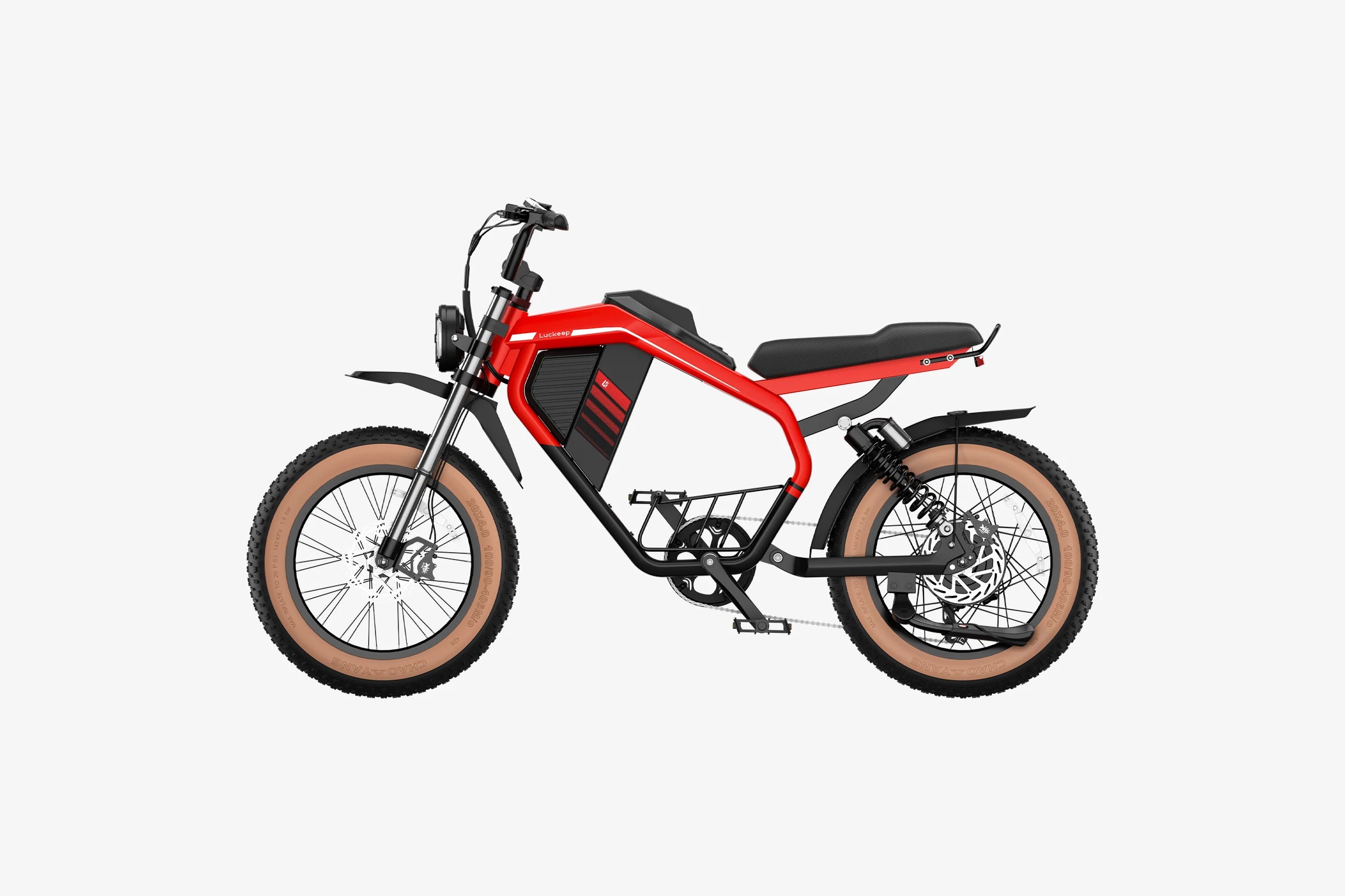 E-Bike 1500W Motor 52V20AH All-terrain Fully Suspended Off-road Motorcycle Electric Bike 20*4.0-inch Fat Tire  Electric Bicycle