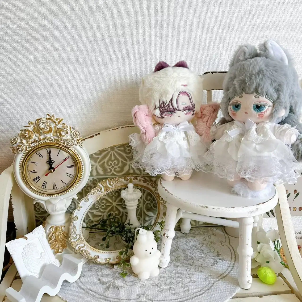 Customization Dress Up Cotton Stuffed Toys 20CM Anime Attributes