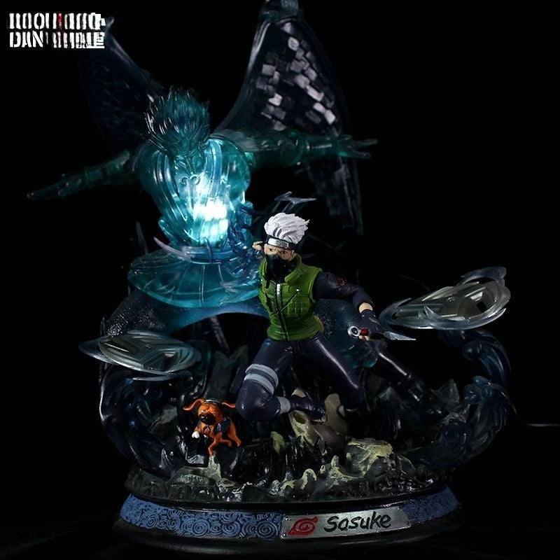 Naruto Anime Figurines Gk Susanoo Uchiha Madara Sasuke Hatake Kakashi Kurama Model Anime Collection Holiday Gift Children Toys