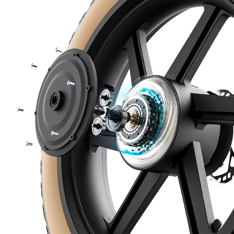 Electric bike 750W motor 48v30ah lithium Battery 45km/h E-bike 20 inch tire mountain off-road riding Transportable E bicycle
