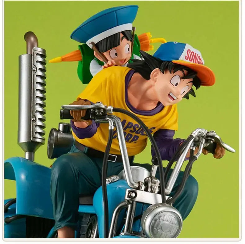 In Stock Bandai MegaHouse Dragon Ball Z Goku Gohan Father Son Vehicle - Anime Robot Figure Gift