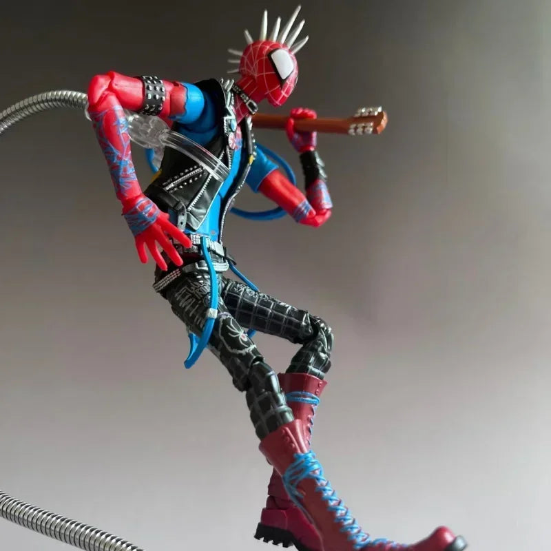 IN STOCK CT Toys Spider-Punk Action Figure Spider-Man Across The Spider-Verse SHF Collectible Model Toy Gift