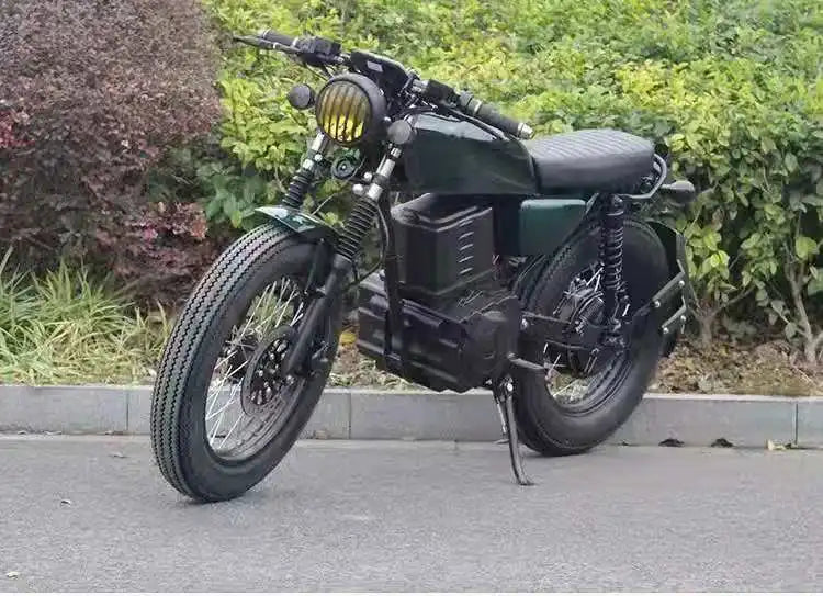 Electric Racing Motorcycles Max Loading 200kg Motor 15 Inch Vacuum Tire Fast Electric Motorcycle