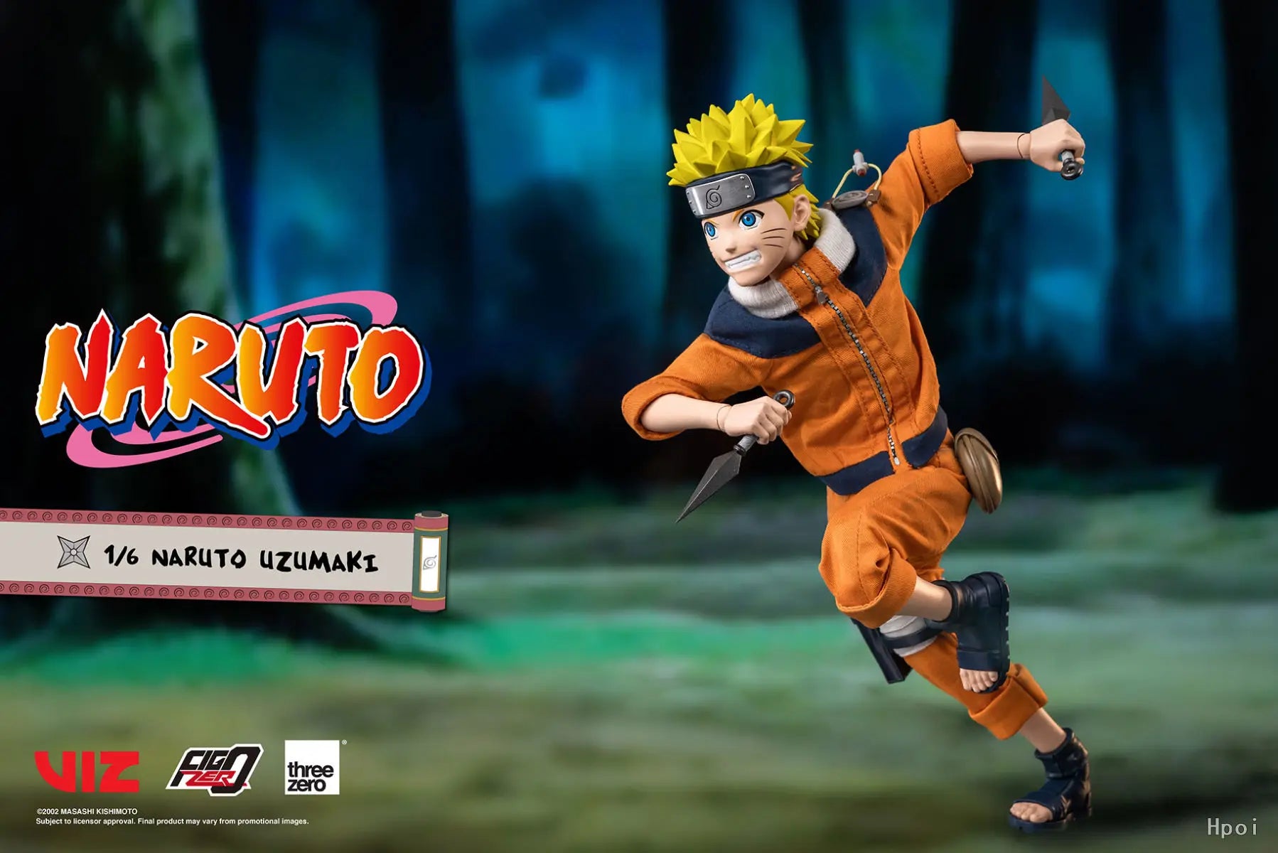 Threezero Genuine FigZero Series Naruto Uzumaki Kakashi Hatake Uchiha Sasuke Japanese Anime 1/6 Scale Action Figures Model Toys
